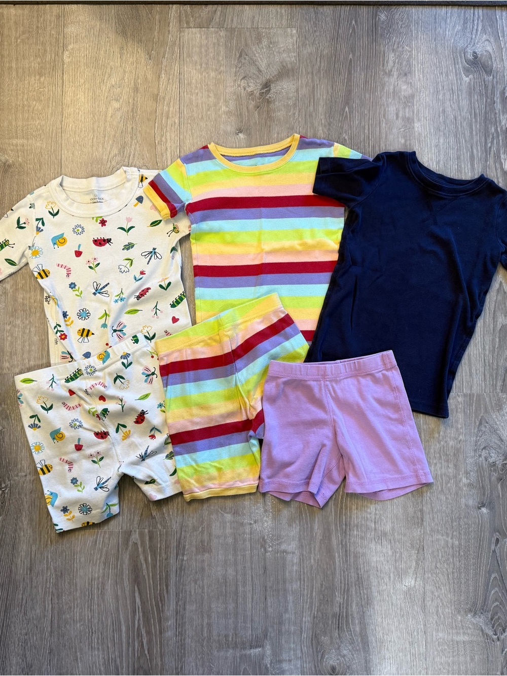 Colorful, Interchangeable, Spring Pajama Sets